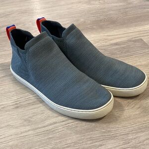 Rothy's Gray Chelsea Boots with Slip-On Design